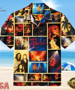 Rush Live Chronicles Hawaiian Shirt , Music Fan Hawaiian Shirt Rush Live Chronicles Hawaiian Shirt