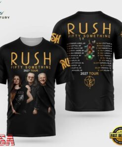 Rush Merch Fifty Something Tour 2027 Shirt , Music Fans Shirt Rush Merch Fifty Something Tour 2027 Shirt