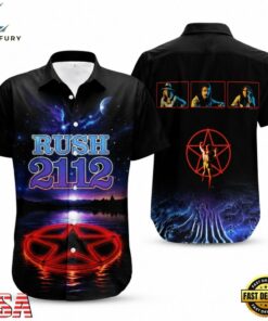 Rush Rock Band 2112 Album Hawaiian Shirt, Music Fan Hawaiian Shirt Rush Rock Band 2112 Album Hawaiian Shirt