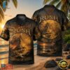 Rush Rock Band Caress of Steel Hawaiian Shirt, Music Fan Hawaiian Shirt Rush Rock Band Caress OF Steel Hawaiian Shirt