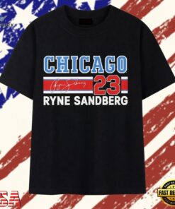 Ryne Sandberg Chicago Cubs 23 signature MLB legend T Shirt, Trendy 2D Print Shirt Ryne Sandberg Chicago Cubs 23 Signature Mlb Legend T Shirt