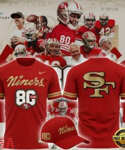 San Francisco 49ers 80th Year Anniversary 2026 Exclusive T Shirt, Viral 3D Graphic Tee San Francisco 49ers 80th Year Anniversary 2026 Exclusive T Shirt