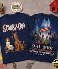 Scooby Doo 911 Memorial 25th Anniversary 3D Shirt , Trending Music 3D Tee Scooby Doo 911 Memorial 25th Anniversary 3D Shirt