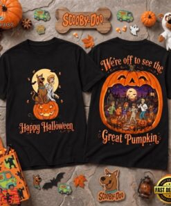 Scooby Doo Halloween Night Great Pumpkin T Shirt, Trending Music 3D Tee Scooby Doo Halloween Night Great Pumpkin T Shirt
