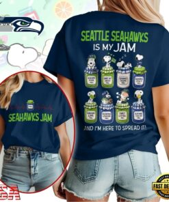 Seattle Seahawks NFL Jam Snoopy Peanuts Football Fan 3D Shirt, Sports Fans 3D Shirt Seattle Seahawks Nfl Jam Snoopy Peanuts Football Fan 3D Shirt
