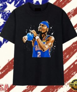 Shai Gilgeous Alexander Oklahoma City Thunder 2 T Shirt, Trendy 2D Print Shirt Shai Gilgeous Alexander Oklahoma City Thunder 2 T Shirt
