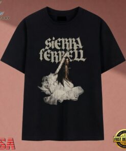 Sierra Ferrell Gothic Angel Wings Folk Country Graphic T Shirt , Music 2D Graphic Tee Sierra Ferrell Gothic Angel Wings Folk Country Graphic T Shirt