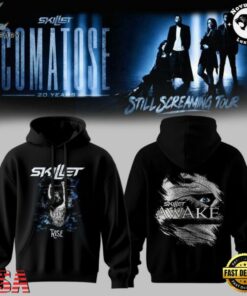 Skillet Band I Need A Hero Comatose 20th Anniversary Tour 3D Hoodie, Trending Music 3D Tee Skillet Band I Need A Hero Comatose 20th Anniversary Tour 3D Hoodie