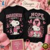 Snoopy Breast Cancer Awareness Month 3D Shirt , Trending Music 3D Tee Snoopy Breast Cancer Awareness Month 3D Shirt