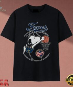 Snoopy Dunking Basketball Indiana Fever WNBA T Shirt , Music 2D Graphic Tee Snoopy Dunking Basketball Indiana Fever Wnba T Shirt