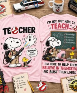 Snoopy Teacherbusters Learning Isn't Scary 3D Shirt , Music Fans Shirt Snoopy Teacherbusters Learning Isn T Scary 3D Shirt