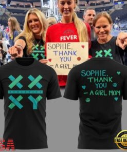 Sophie Cunningham Indiana Fever Thank You Sophie For Speaking Up For Girls Limited Edition 3D Shirt