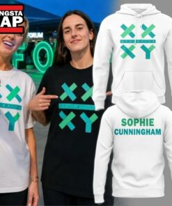 Sophie Cunningham Indiana Fever Thank You Sophie For Speaking Up For Girls White Hoodie