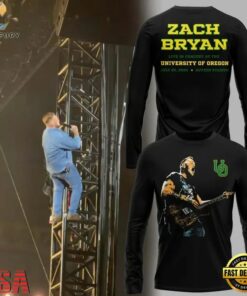 Special 2026 Zach Bryan x Oregon Ducks Long Sleeve Shirt