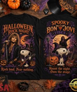 Spooky Bon Jovi Rock Night 3D Shirt , Music Design T Shirt Spooky Bon Jovi Rock Night 3D Shirt