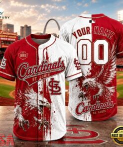 St. Louis Cardinals 2026 MLB Eagle America Personalized Baseball Jersey , MLB Team Baseball Jersey ST Louis Cardinals 2026 Mlb Eagle America Personalized Baseball Jersey