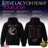 Steve Lacy Oh Yeah Tour 2026 Graphic Signature Schedule Hoodie, Trending Music 3D Tee Steve Lacy OH Yeah Tour 2026 Graphic Signature Schedule Hoodie