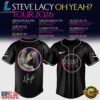 Steve Lacy Oh Yeah Tour 2026 Limited Edition Signature Baseball Jersey, Music Artist Baseball Jersey Steve Lacy OH Yeah Tour 2026 Limited Edition Signature Baseball Jersey