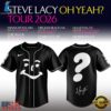 Steve Lacy Oh Yeah Tour 2026 Signature Baseball Jersey, Music Artist Baseball Jersey 2 Steve Lacy Oh Yeah Tour 2026 Signature Baseball Jersey, Music Artist Baseball Jersey Steve Lacy OH Yeah Tour 2026 Signature Baseball Jersey