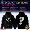 Steve Lacy Oh Yeah Tour 2026 Signature Black Hoodie, Trending Music 3D Tee Steve Lacy OH Yeah Tour 2026 Signature Black Hoodie