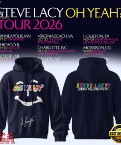 Steve Lacy Oh Yeah Tour 2026 Signature Hoodie, Trending Music 3D Tee Steve Lacy OH Yeah Tour 2026 Signature Hoodie