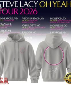 Steve Lacy Oh Yeah Tour 2026 Signature New Design Hoodie, Trending Music 3D Tee Steve Lacy OH Yeah Tour 2026 Signature New Design Hoodie