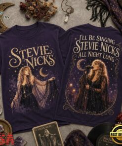 Stevie Nicks All Night Long 3D Graphic Shirt , Trending Music 3D Tee Stevie Nicks All Night Long 3D Graphic Shirt