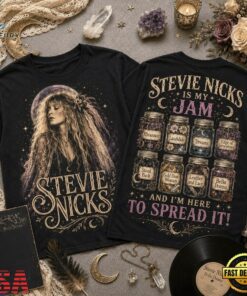 Stevie Nicks Is My Jam Mystical Moonlight T Shirt, Trending Music 3D Tee Stevie Nicks IS MY Jam Mystical Moonlight T Shirt