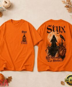 Styx Sail Through The Shadows Gothic Halloween 3D Shirt, Trending Music 3D Tee Styx Sail Through The Shadows Gothic Halloween 3D Shirt