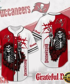Tampa Bay Buccaneers NFL Game Day Grateful Dead Baseball Jersey Shirt, NFL Baseball Shirt Tampa Bay Buccaneers Nfl Game Day Grateful Dead Baseball Jersey Shirt
