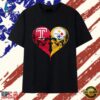 Temple Owls x Pittsburgh Steelers skulls face to face heart shape distressed T Shirt , Trendy 2D Print Shirt 2 Temple Owls x Pittsburgh Steelers skulls face to face heart shape distressed T Shirt , Trendy 2D Print Shirt Temple Owls X Pittsburgh Steelers Skulls Face TO Face Heart Shape Distressed T Shirt