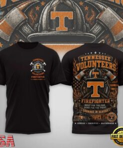 Tennessee Volunteers 2026 NCAA Firefighter Built for the Fire 3D Shirt , NCAA 3D Graphic Tee Tennessee Volunteers 2026 Ncaa Firefighter Built For The Fire 3D Shirt