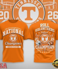 Tennessee Volunteers NCAA Road to Glory 2026 Football Champions 3D Shirt , NCAA 3D Graphic Tee Tennessee Volunteers Ncaa Road TO Glory 2026 Football Champions 3D Shirt
