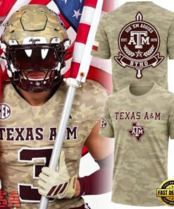 Texas A&M Aggies 2026 Honor & Support Camo Limited Edition 3D Shirt , Viral 3D Graphic Tee Texas A M Aggies 2026 Honor Support Camo Limited Edition 3D Shirt