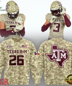 Texas A&M Aggies 2026 Honor & Support Camo Limited Edition Sweatshirt , Viral 3D Graphic Tee Texas A M Aggies 2026 Honor Support Camo Limited Edition Sweatshirt