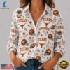 Texas Longhorns NCAA College Spirit Blossoms Women Casual Shirt, Trendy NCAA Women Shirt Texas Longhorns Ncaa College Spirit Blossoms Women Casual Shirt