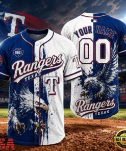 Texas Rangers 2026 MLB Eagle America Personalized Baseball Jersey , MLB Team Baseball Jersey Texas Rangers 2026 Mlb Eagle America Personalized Baseball Jersey