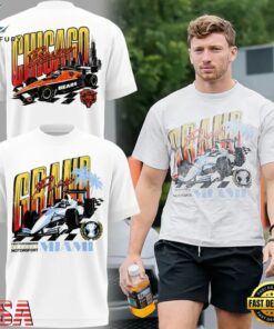The Chicago Bears x Grand Prix 2026 T Shirt, Viral 3D Graphic Tee The Chicago Bears X Grand Prix 2026 T Shirt