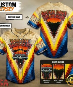 The Doobie Brothers Baseball Jersey , Music Artist Baseball Jersey The Doobie Brothers Baseball Jersey
