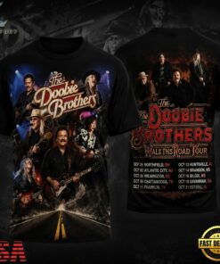 The Doobie Brothers Walk This Road Tour 2026 AOP T Shirt , Music Design T Shirt The Doobie Brothers Walk This Road Tour 2026 Aop T Shirt