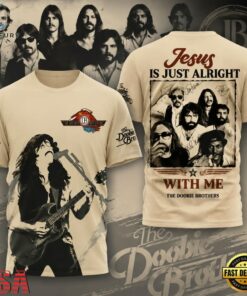 The Doobie Brothers With Me AOP 3D T Shirt , Music Design T Shirt The Doobie Brothers With ME Aop 3D T Shirt