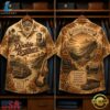 The Doobie Brothers Woody Car Guitar Classic Rock Hawaiian Shirt , Music Fan Hawaiian Shirt The Doobie Brothers Woody Car Guitar Classic Rock Hawaiian Shirt