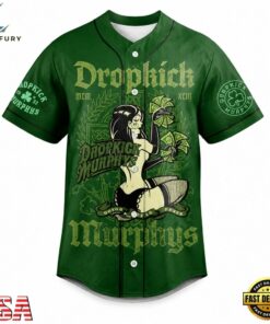 The Dropkick Murphys Do Or Die Going Out In Style Baseball Jersey , Music Artist Baseball Jersey The Dropkick Murphys DO OR Die Going Out IN Style Baseball Jersey