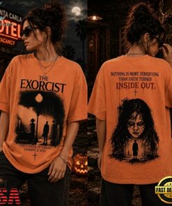 The Exorcist Possessed by Darkness Halloween 3D Shirt , Music Fans Shirt The Exorcist Possessed BY Darkness Halloween 3D Shirt