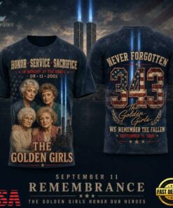 The Golden Girls Tribute 911 Twin Towers Memorial 3D Shirt, Trending Music 3D Tee The Golden Girls Tribute 911 Twin Towers Memorial 3D Shirt