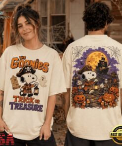 The Goonies Never Say Boo Snoopy 3D Shirt, Trending Music 3D Tee The Goonies Never Say Boo Snoopy 3D Shirt