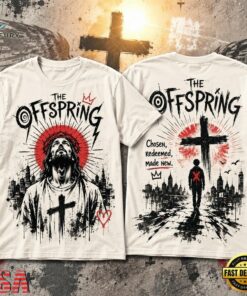 The Offspring Chosen Redeemed Made New Jesus 3D Shirt, Trending Music 3D Tee The Offspring Chosen Redeemed Made New Jesus 3D Shirt