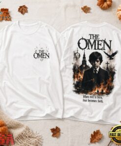 The Omen Halloween Horror Vintage Two Sided Movie Graphic 2026 3D Shirt