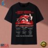 The Rocky Horror Show 51st Anniversary 1975 2026 Signatures T Shirt, Music 2D Graphic Tee The Rocky Horror Show 51st Anniversary 1975 2026 Signatures T Shirt