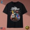 The Strokes Band Guitar Album Art Collage Vintage Graphic T Shirt, Music 2D Graphic Tee The Strokes Band Guitar Album Art Collage Vintage Graphic T Shirt